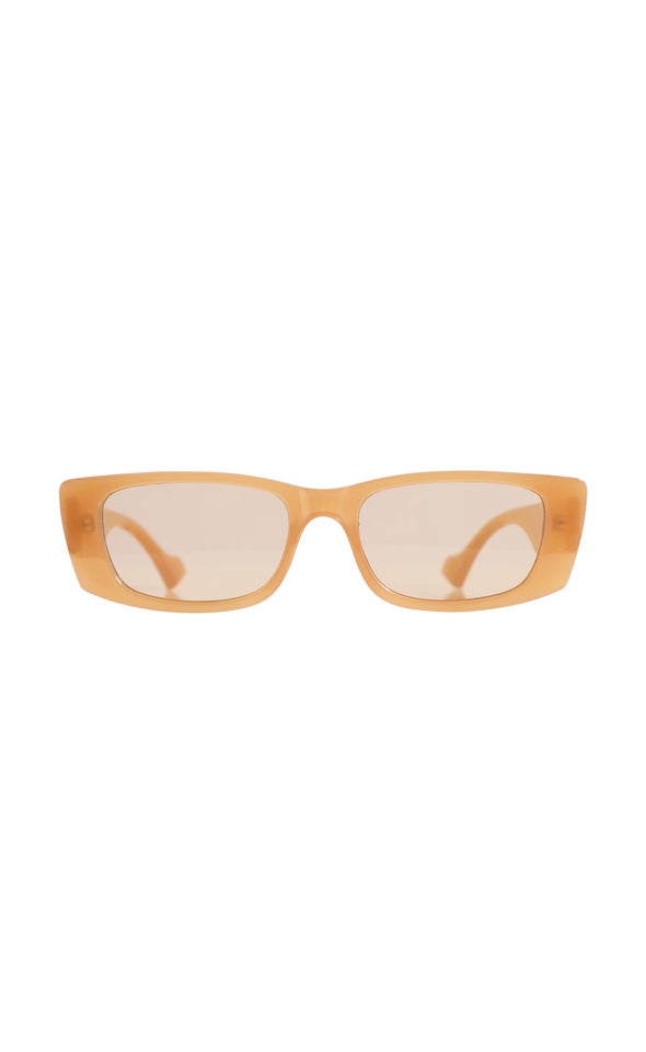 Flat Edge Sunglasses Orange