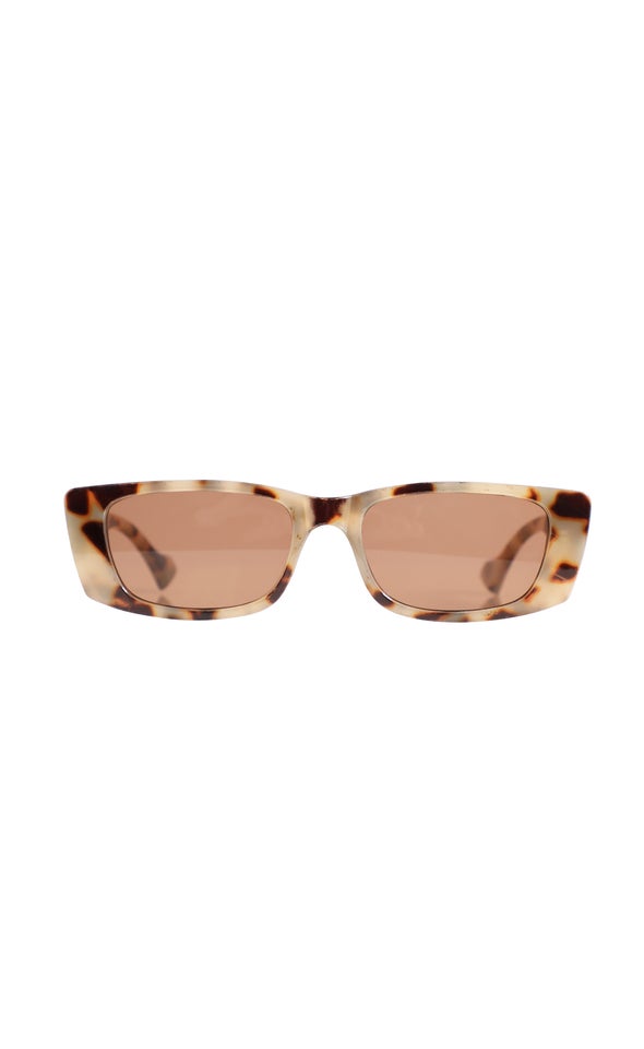 Flat Edge Sunglasses Tortoiseshell