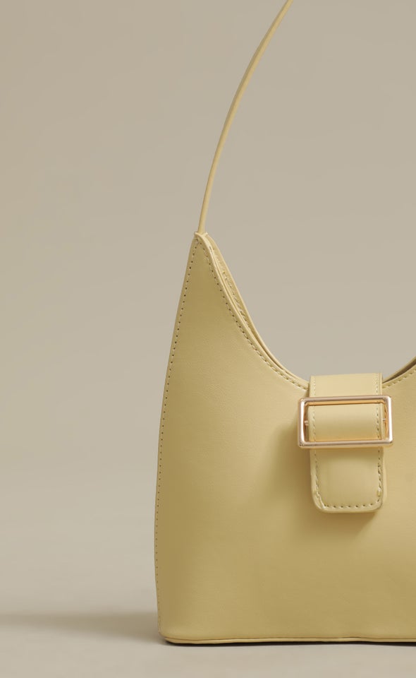 Front Buckle Tote Lemon