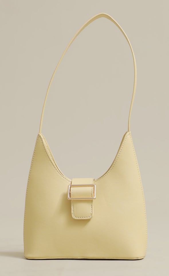 Front Buckle Tote Lemon