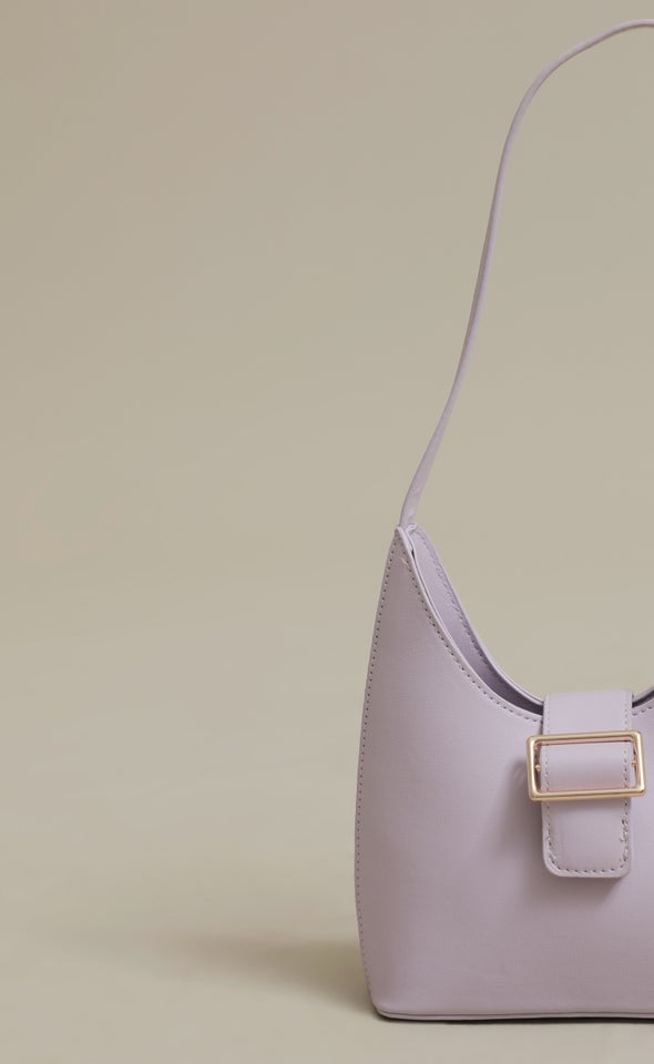 Front Buckle Tote Lilac