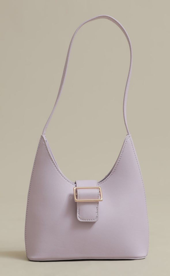 Front Buckle Tote Lilac