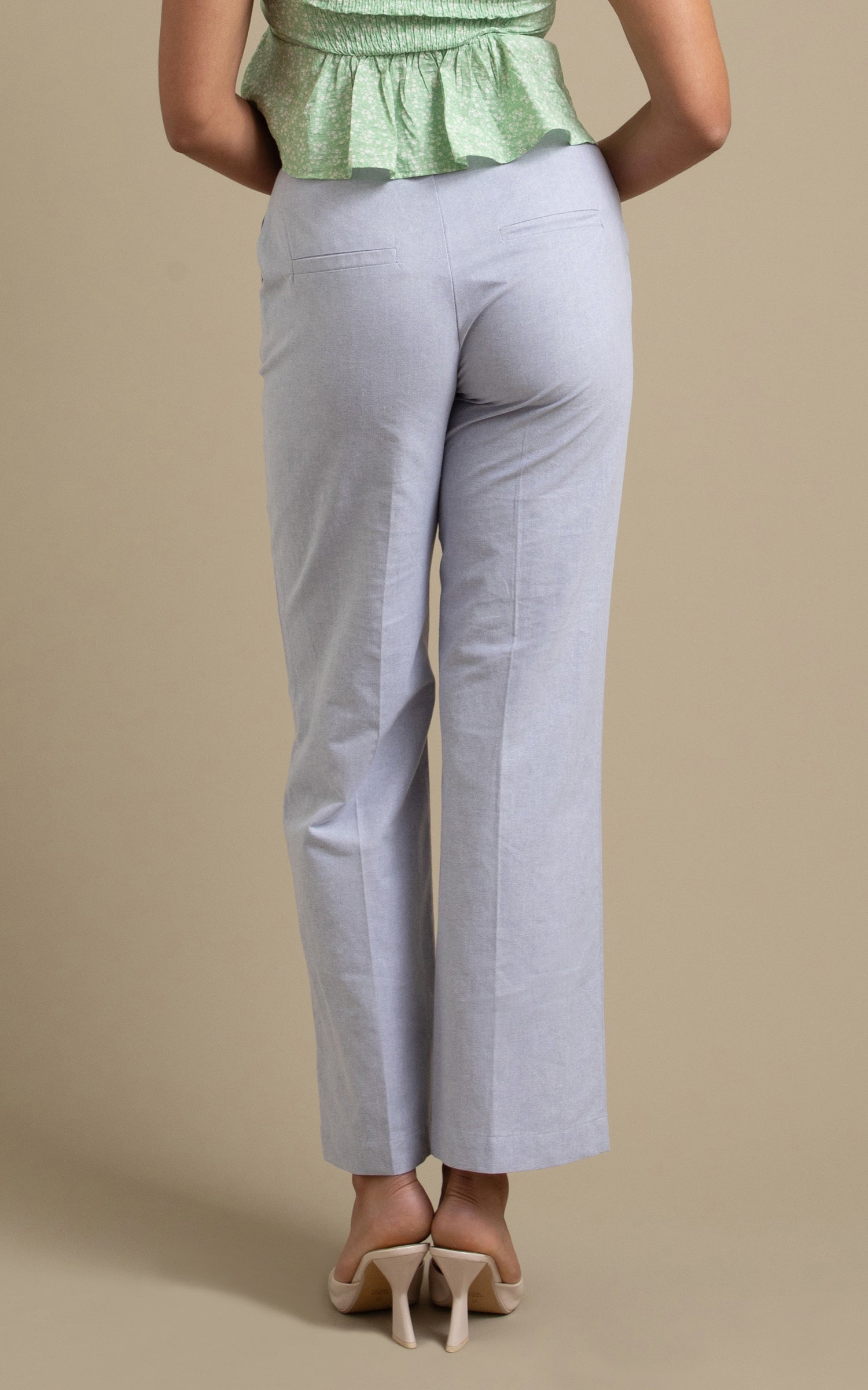 Front Pintuck Wide Leg Pants | Pagani