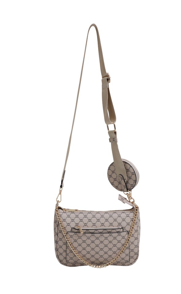 Front Pocket Satchel Cream