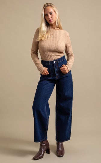 Front Pocket Straight Leg Jean