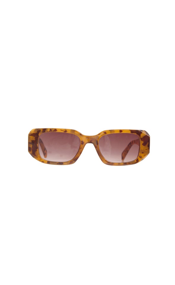 Geo Frame Sunglasses Tortoiseshell