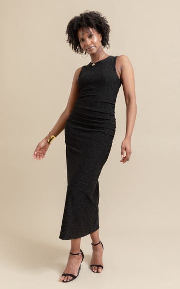 Shop our Glitter Knit Gown in Black | Pagani Shop our Glitter Knit Gown in Black | Pagani