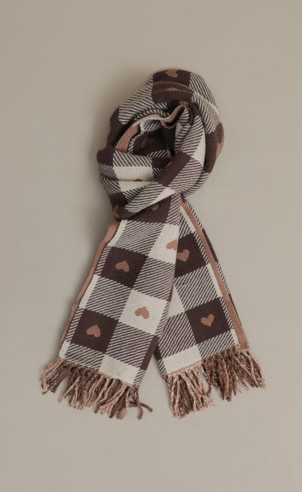 Heart Check Scarf