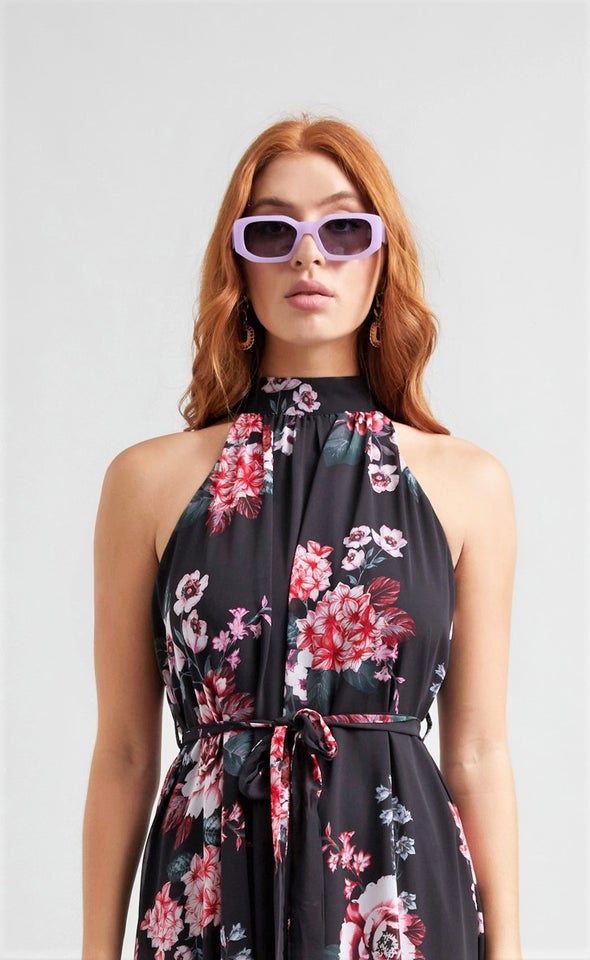 Hexagonal Sunglasses Lilac