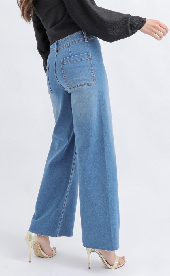 High Rise Sailor Jeans Blue