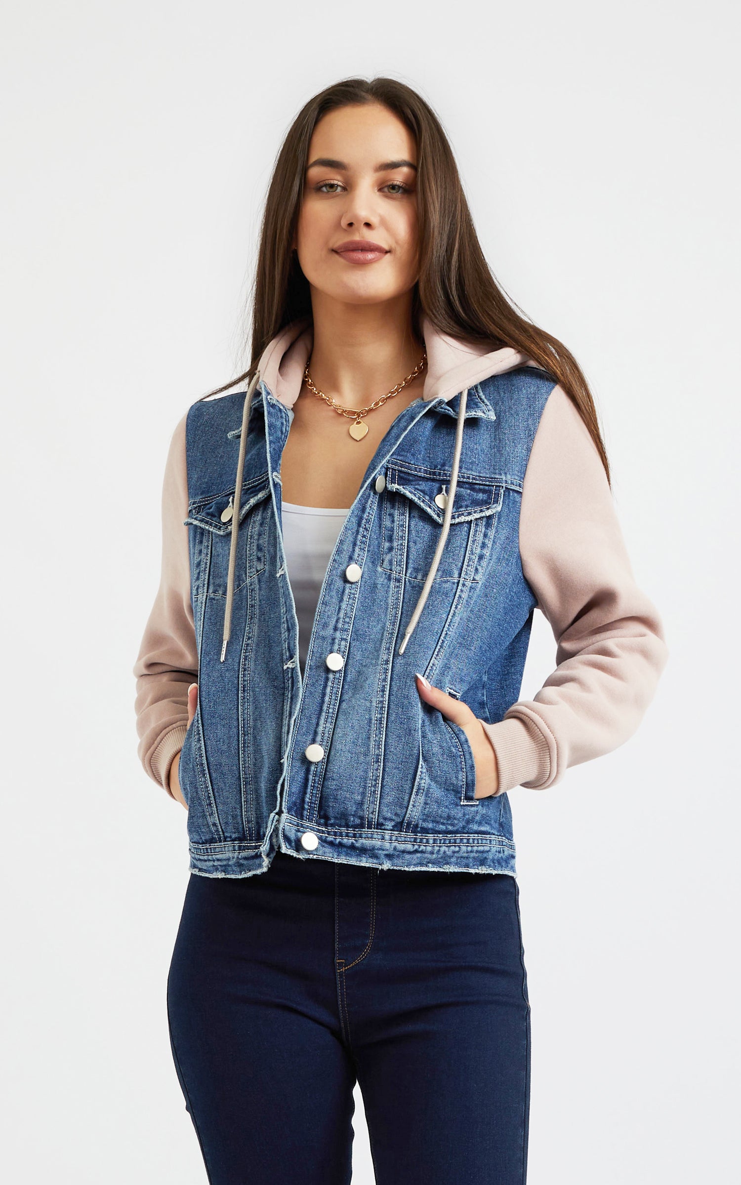Hooded Denim Jacket | Pagani