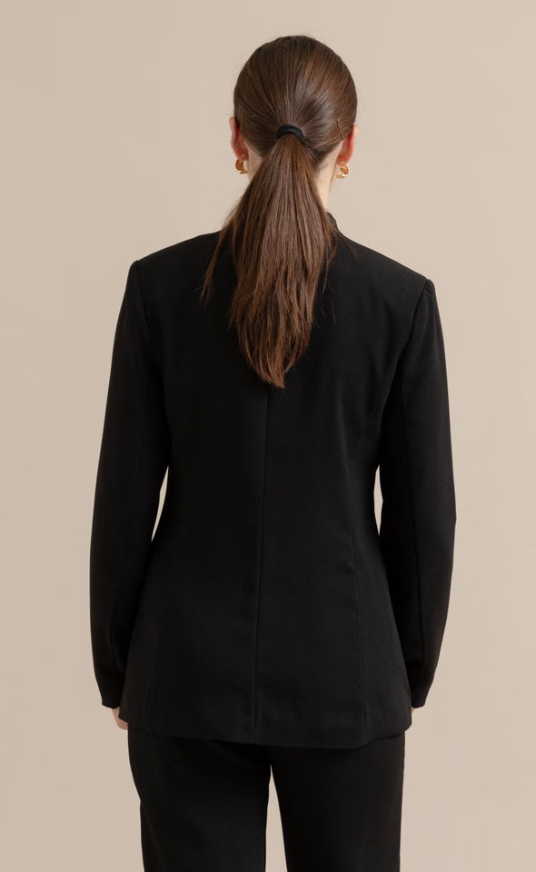 Hook & Eye Blazer Black