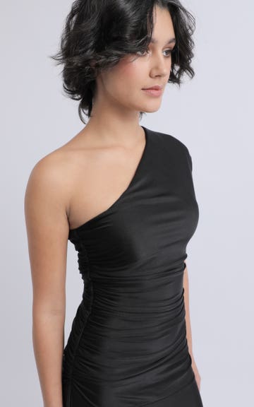 one shoulder dresses nz Yellow One Shoulder Dresses