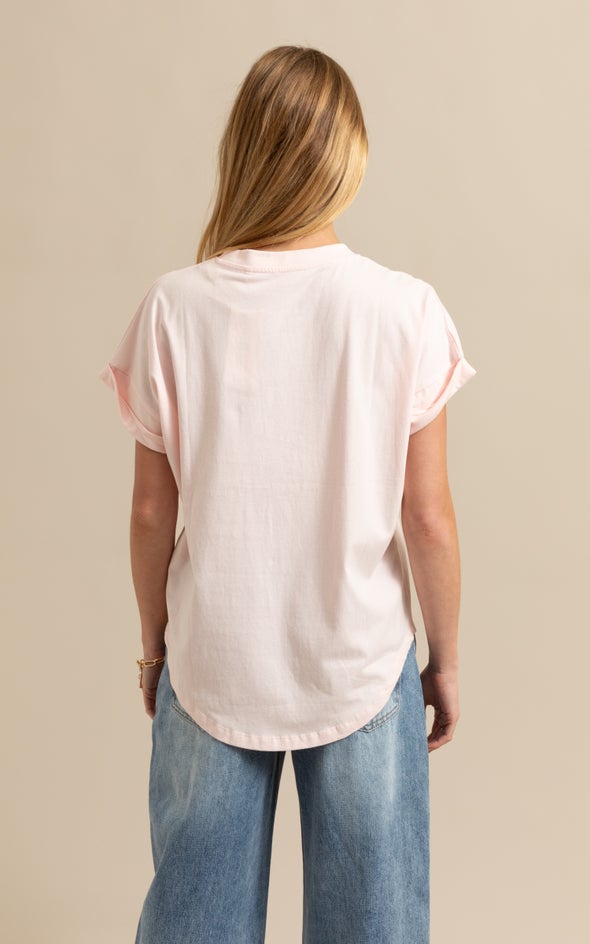 Jersey Plain T-Shirt Blush