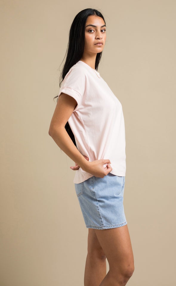 Jersey Plain T-Shirt Blush