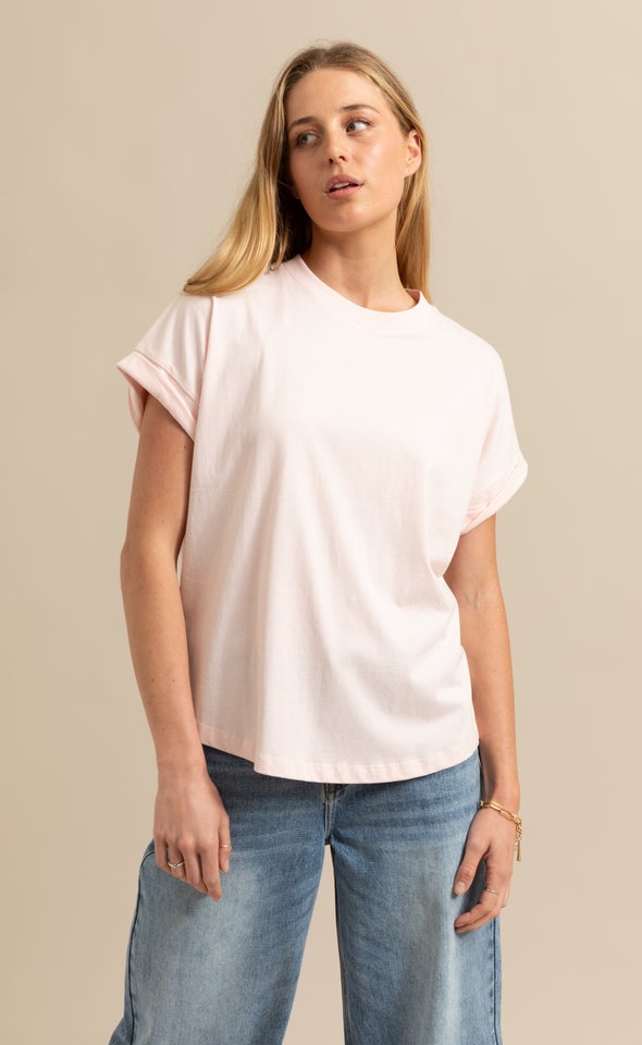 Jersey Plain T-Shirt Blush