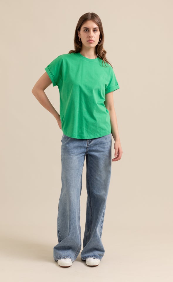 Jersey Plain T-Shirt Green