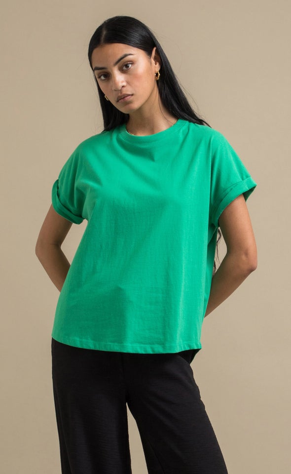 Jersey Plain T-Shirt Green