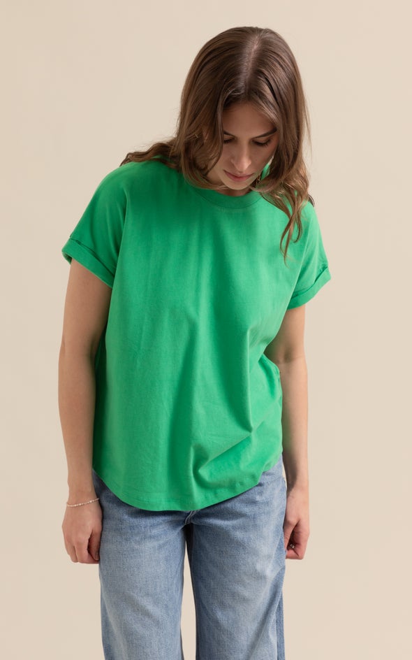 Jersey Plain T-Shirt Green