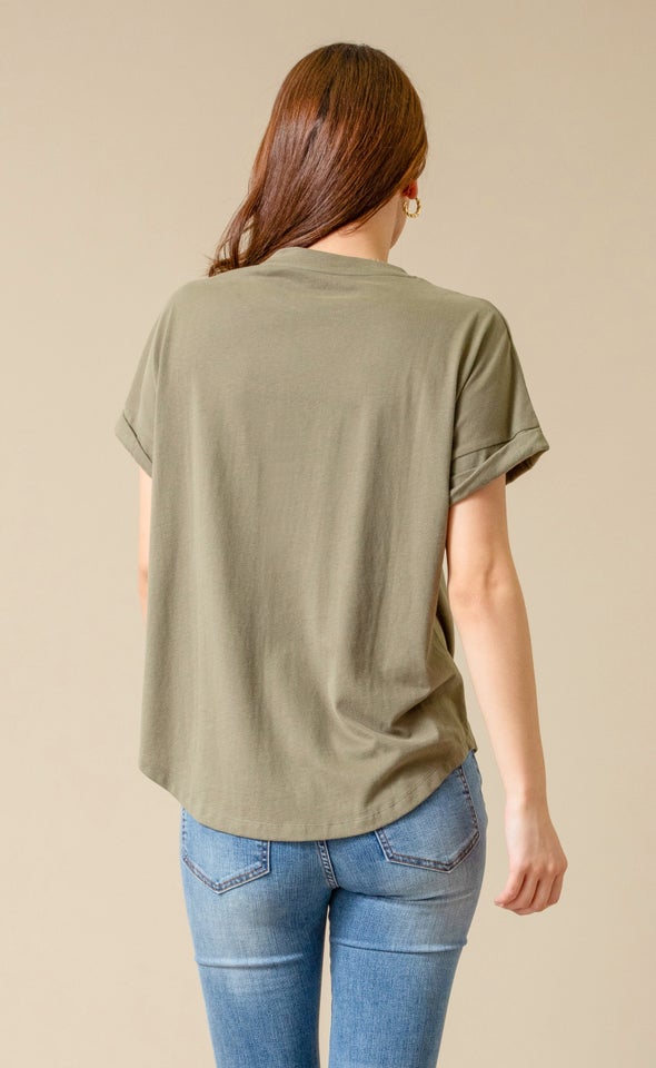Jersey Plain T-Shirt Rosemary