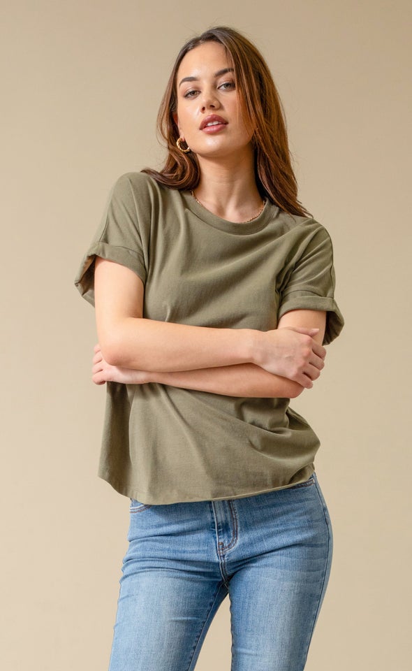 Jersey Plain T-Shirt Rosemary