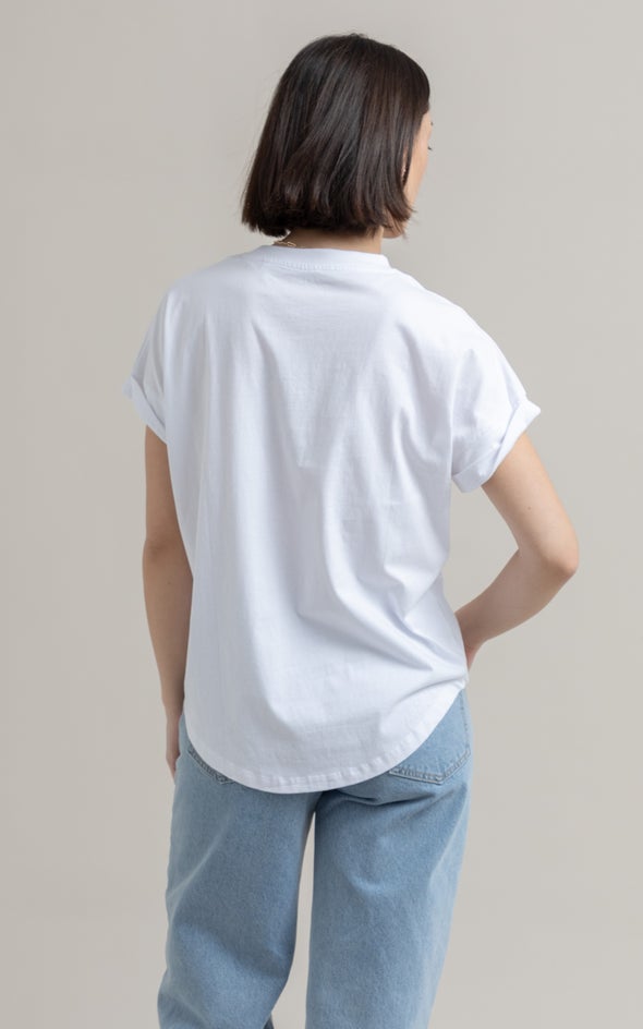 Jersey Plain T-Shirt White