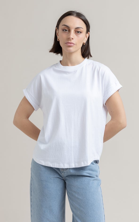 Jersey Plain T-Shirt White