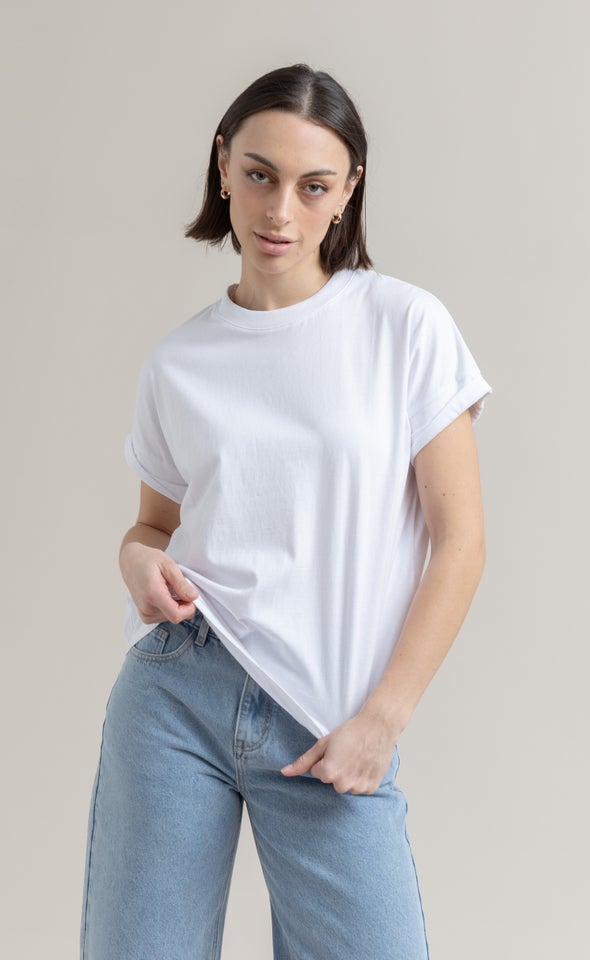 Jersey Plain T-Shirt White