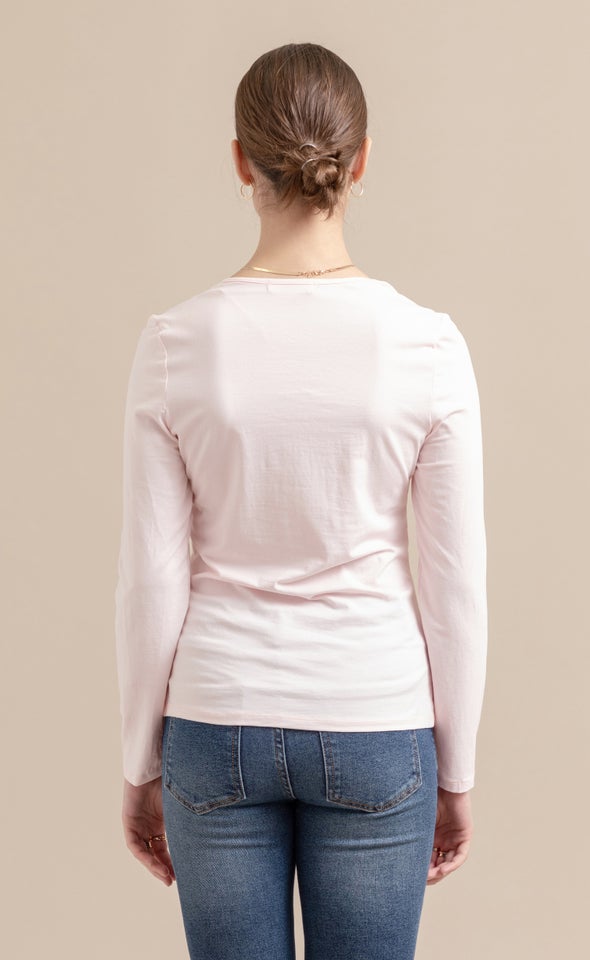 Jersey Plain Top Blush