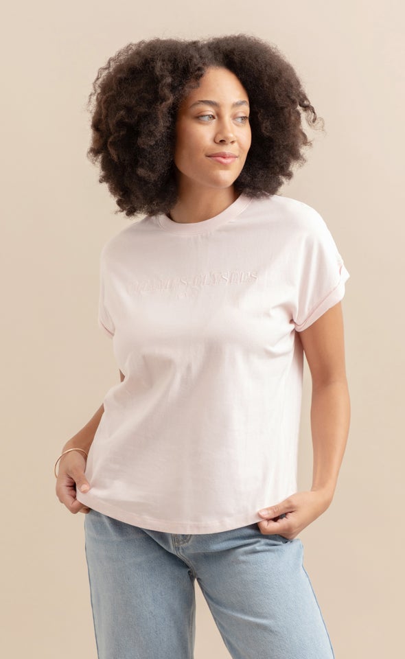 Jersey Print T-Shirt Blush/champs-elysees