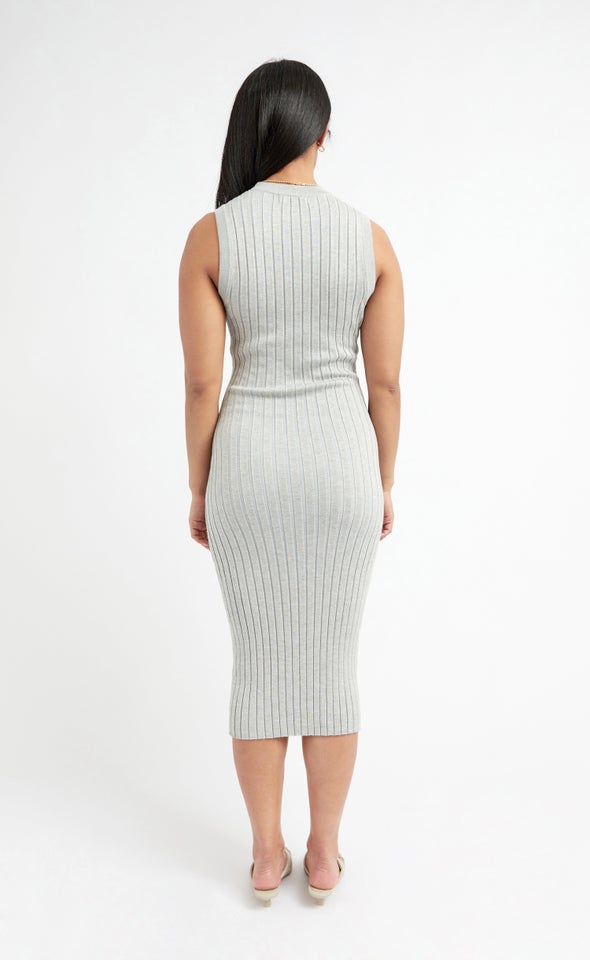 Knitwear Midi Dress Snow Marle