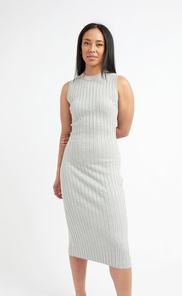 Knitwear Midi Dress Snow Marle