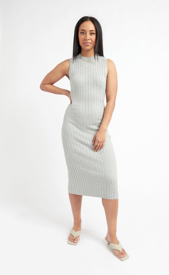 Knitwear Midi Dress Snow Marle