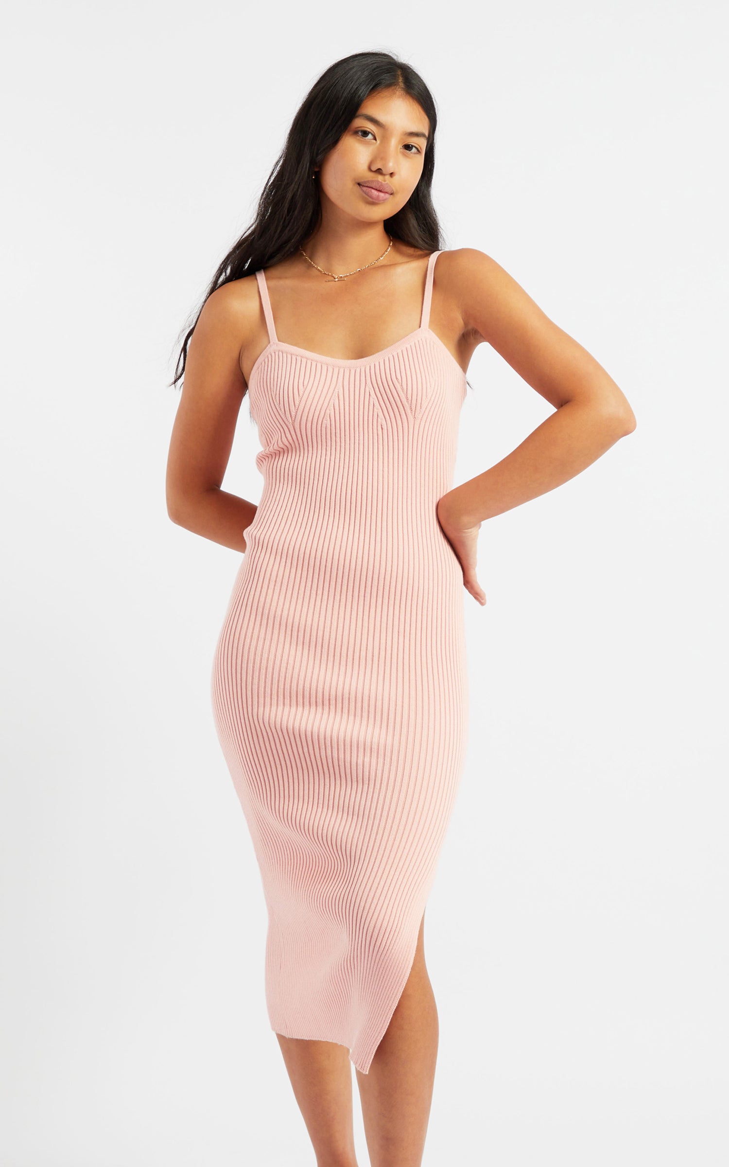 Knitwear Split Hem Cami Dress | Pagani