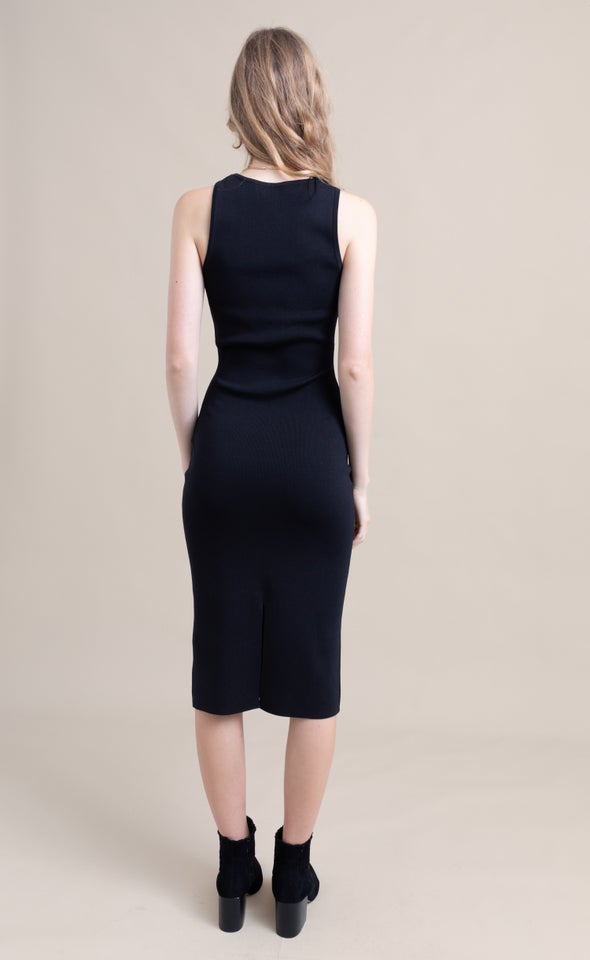 Knitwear Split Hem Dress Pagani