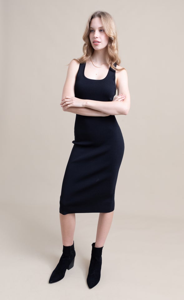 Knitwear Split Hem Dress Pagani