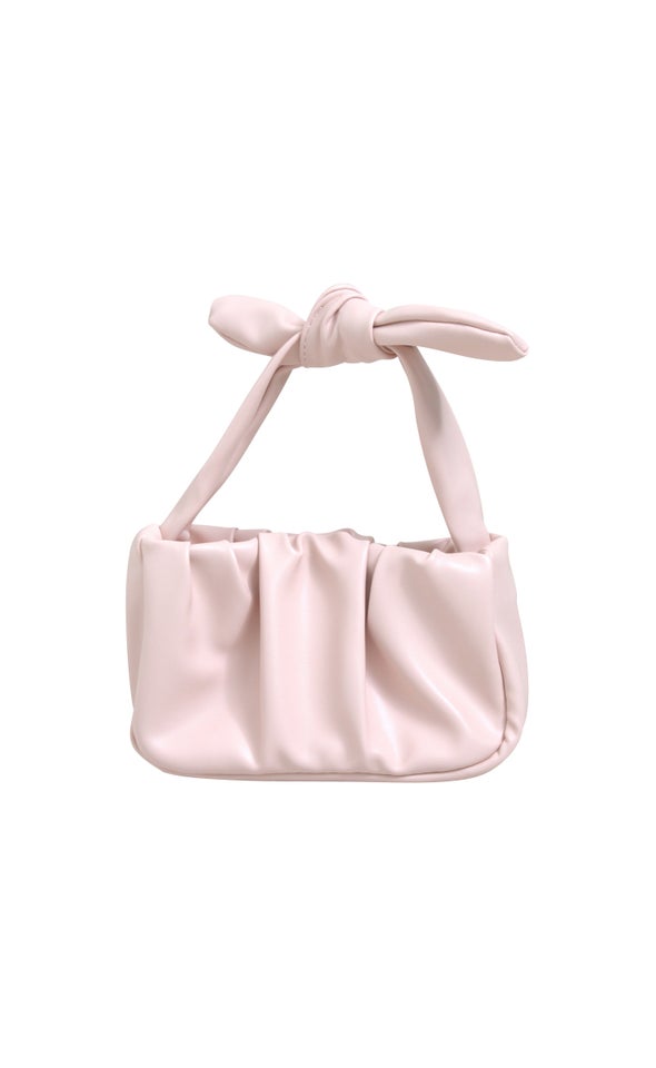 Knot Strap Handbag Baby Pink