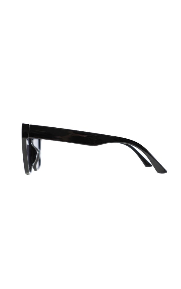 Large Cateye Sunglasses Black