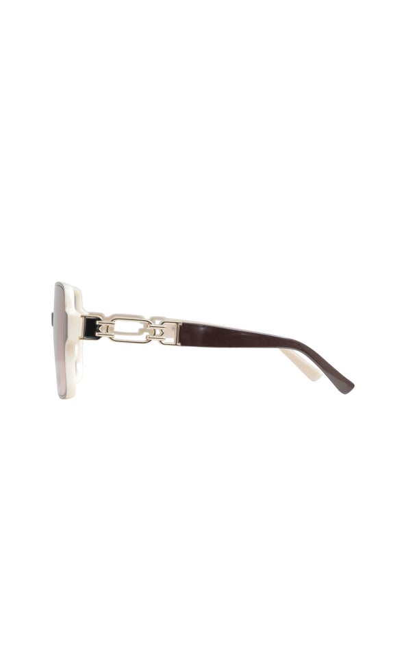 Large Frame Sunglasses Brown