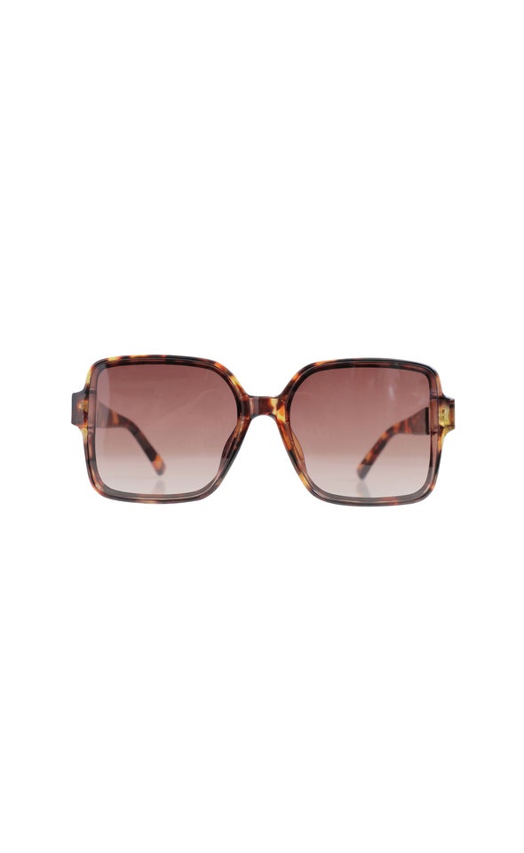 Large Frame Sunglasses Brown/tortoiseshell