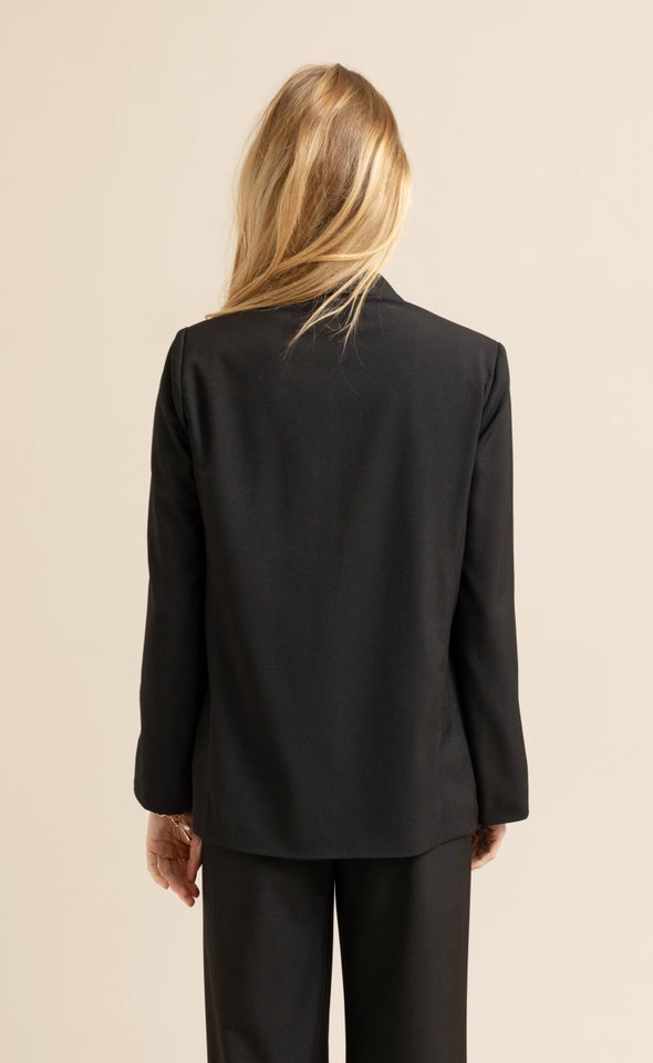 Long Sleeve Blazer Black