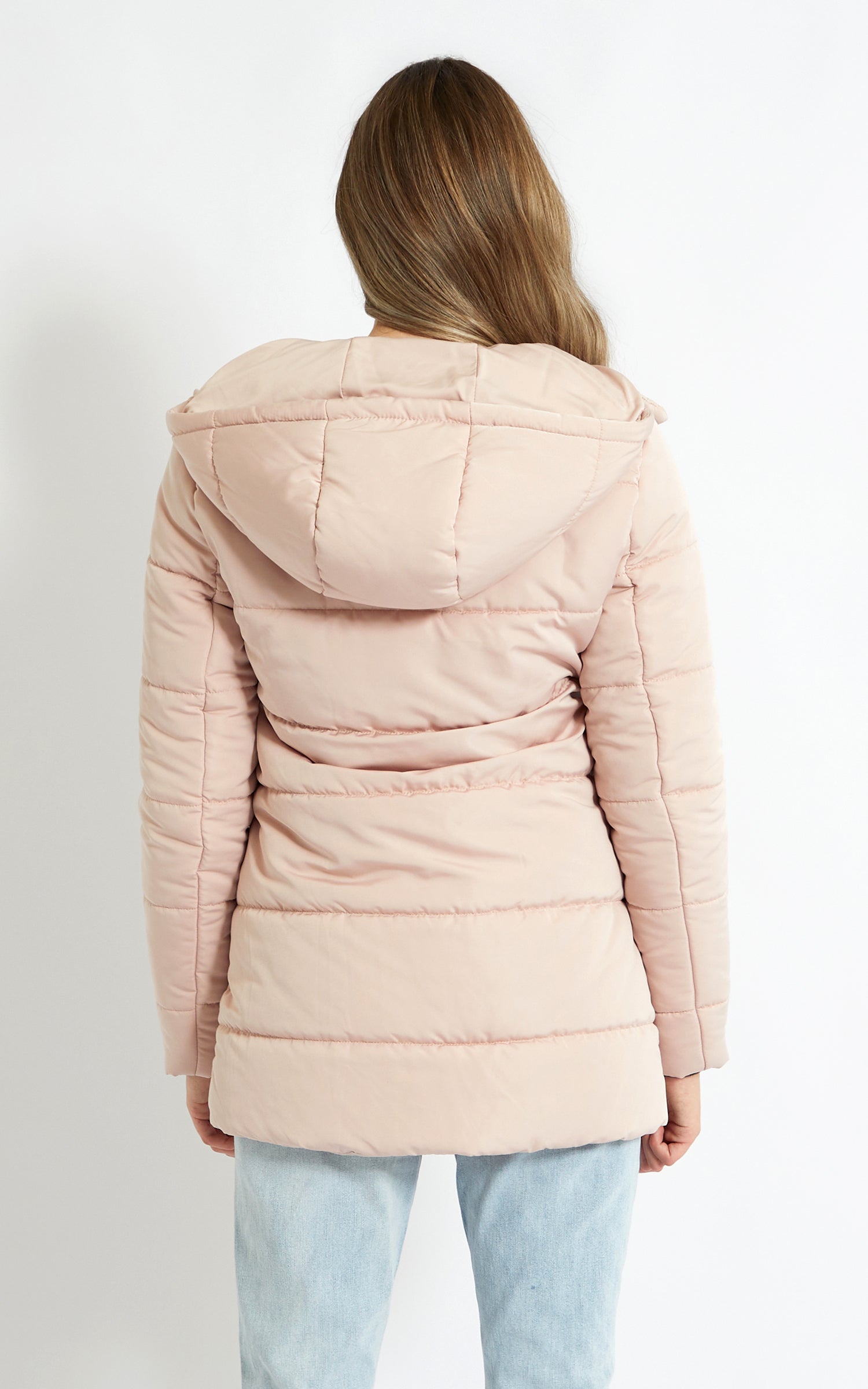 blush longline jacket