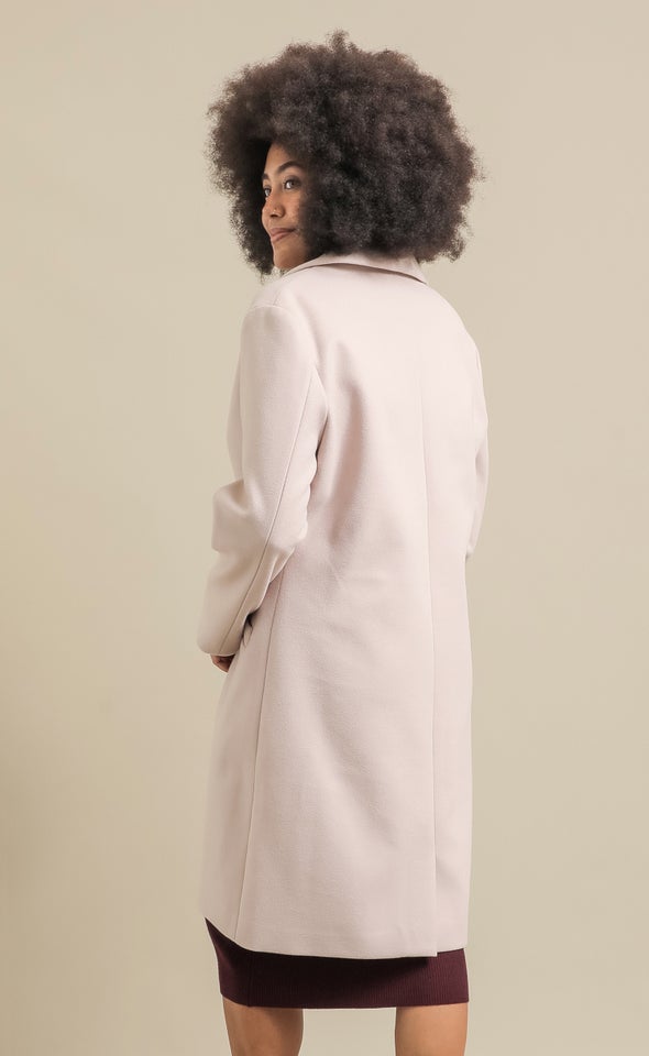 Longline Oversized Coat Dusky