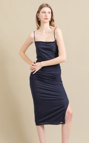 slim fit dress slacks Mac Duggal - Metallic draped one shoulder Grecian dress - Antique gold  #26537 | Shop Bridesmaids Dresses | 10% Off Your First Order | Shaide