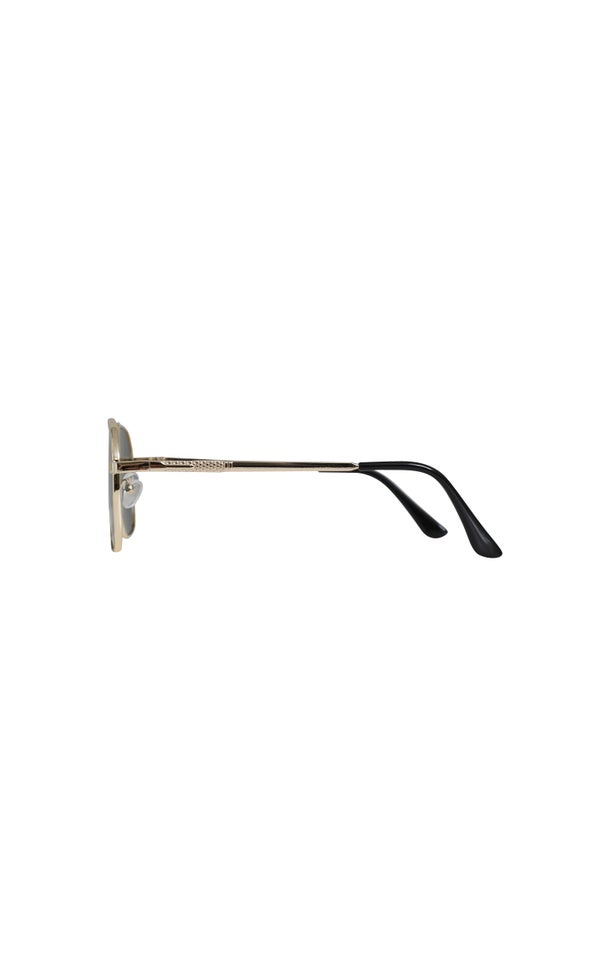 Metal Aviators Gold/green