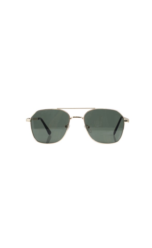 Metal Aviators Gold/green
