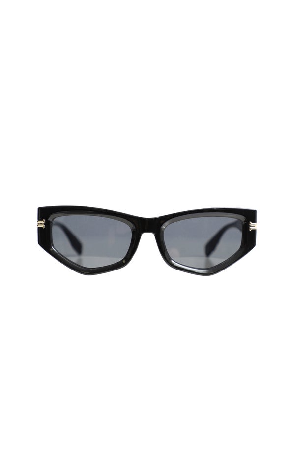 Metal Detail Sunglasses Black