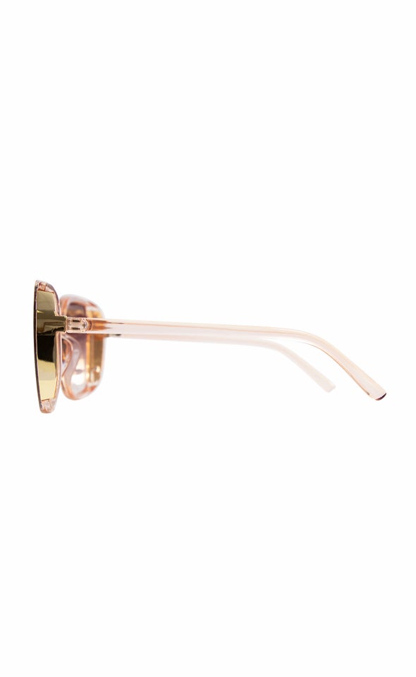 Metal Edge Sunglasses Camel