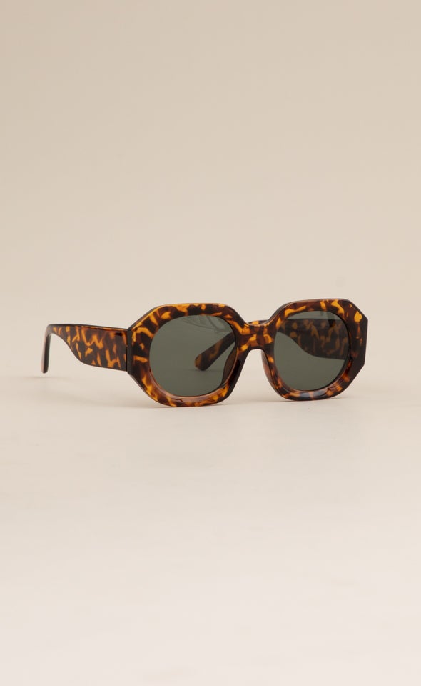 Multi Edge Sunglasses Tortoiseshell
