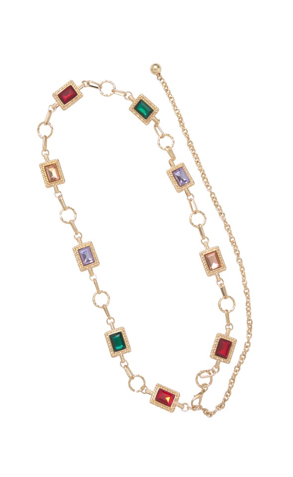 Multi Jewel Chain Belt Pagani